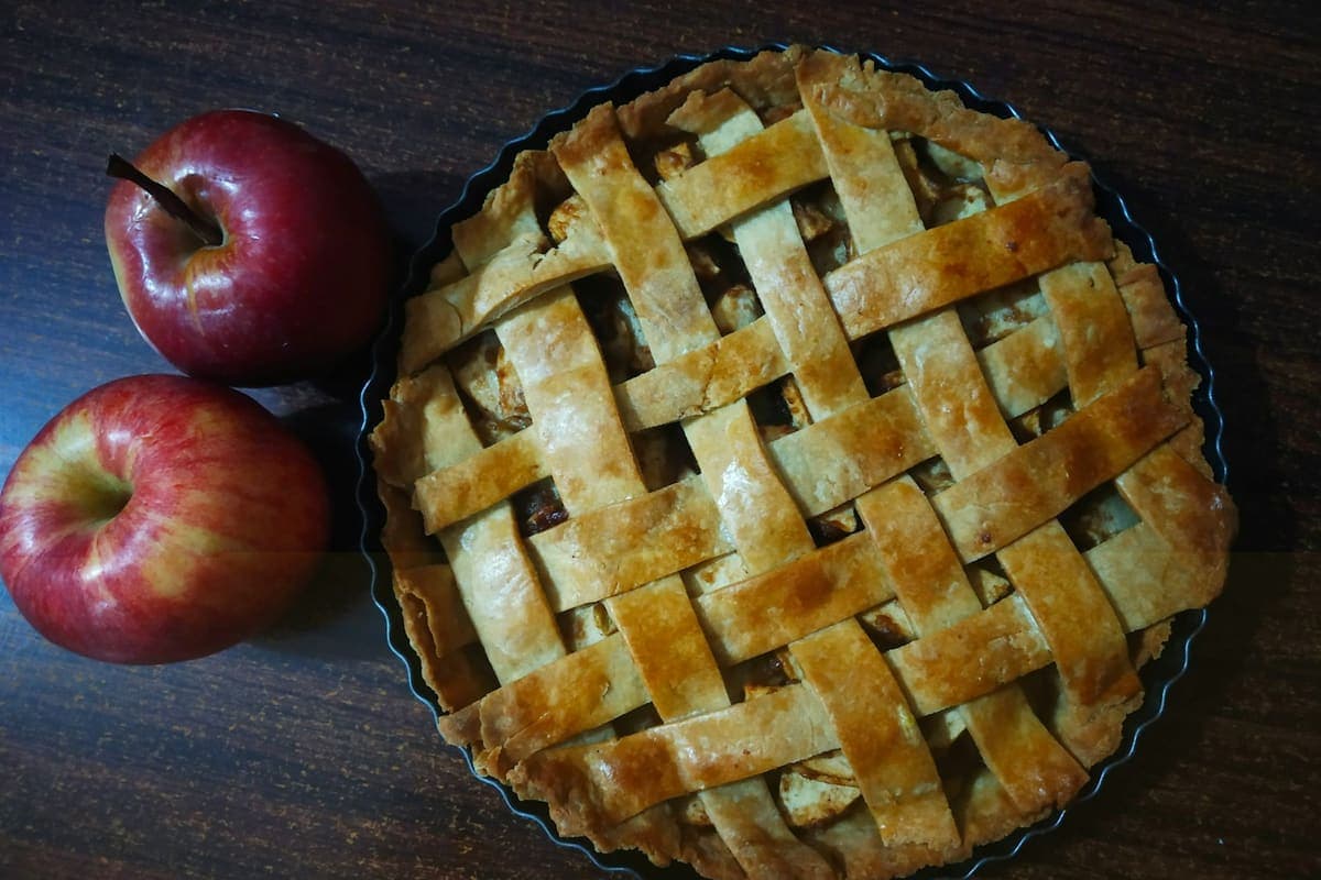 Vegan appeltaart