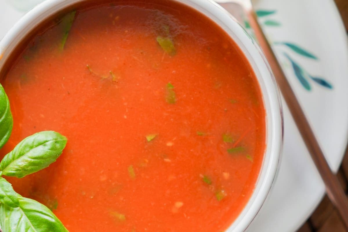 Vegan tomatensoep